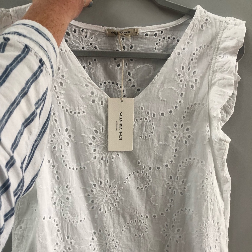 Valentina naldi white shirt made in Italy